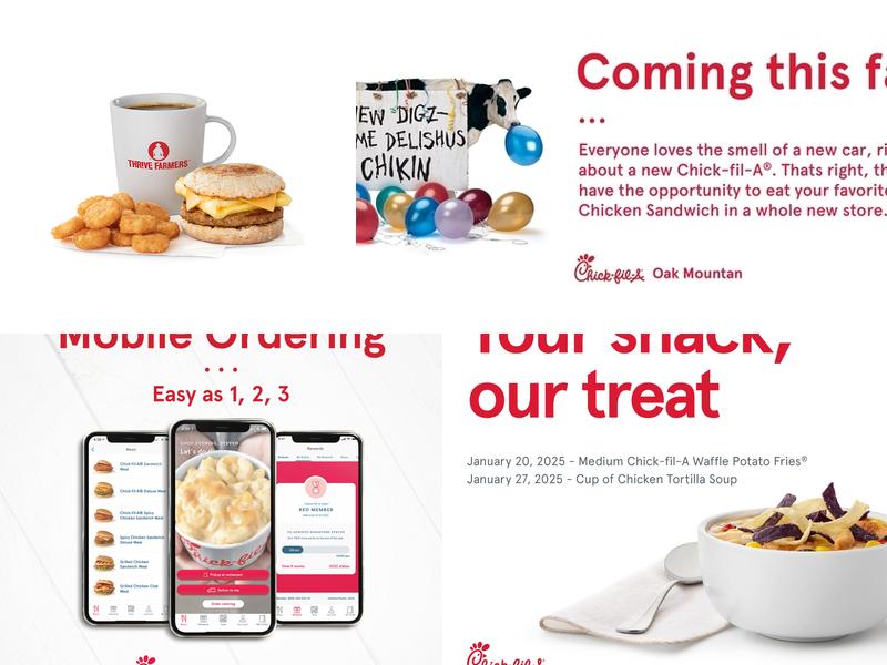Chick-fil-A Menu
