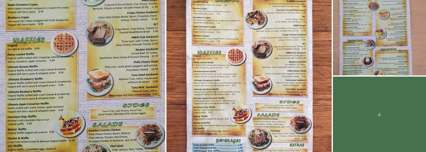 Max & Meme Café Menu