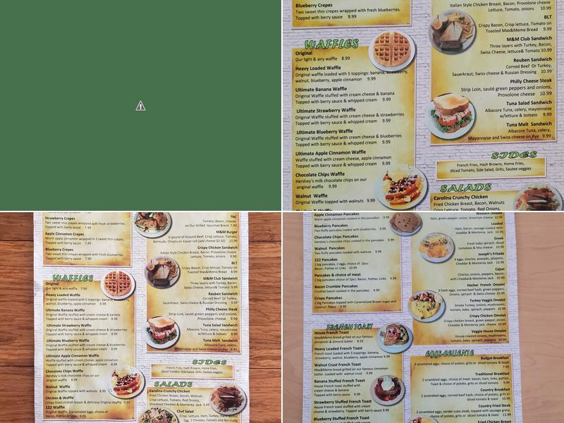 Max & Meme Café Menu