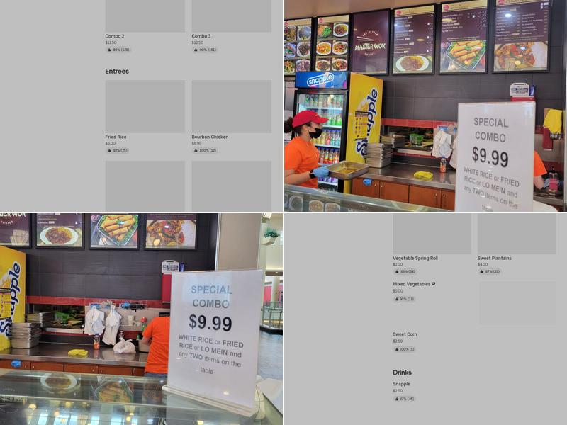 Master Wok Menu