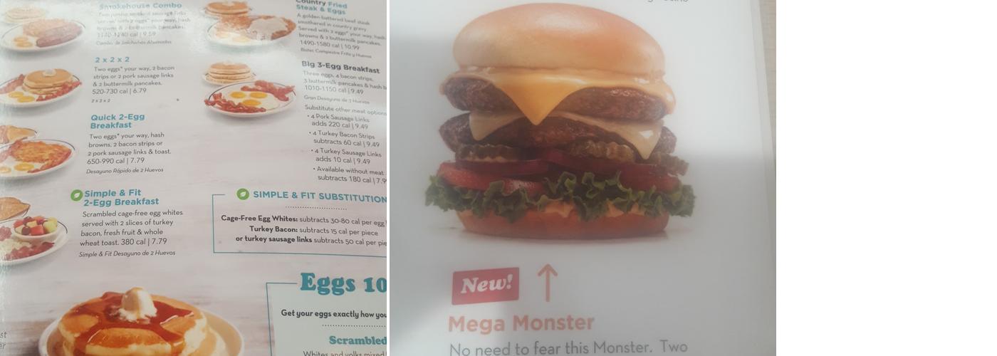 IHOP Menu