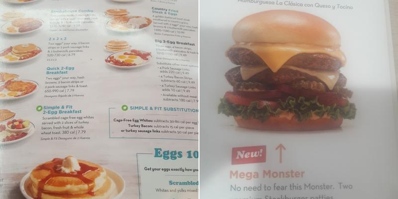 IHOP Menu