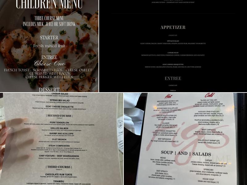 Fig's Prime Menu