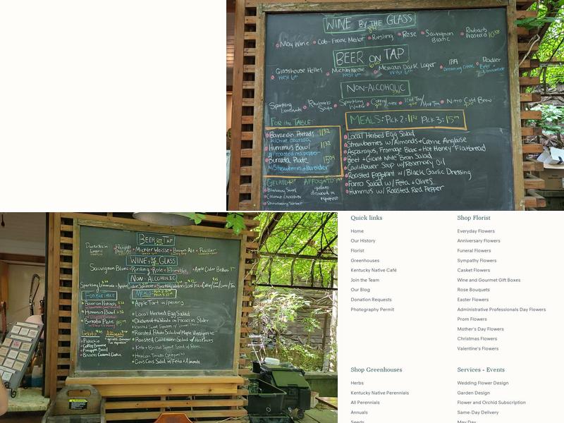 Kentucky Native Café Menu