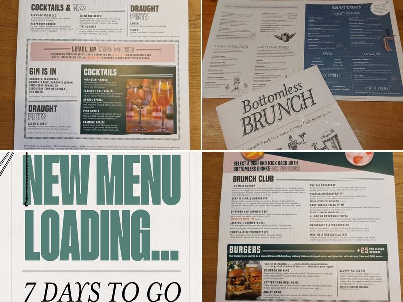 The Hideout Derby Menu