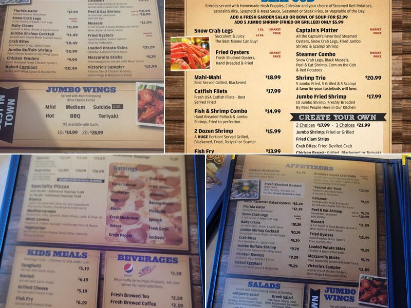 Victorio's Oyster Bar & Grille / Longwood Menu