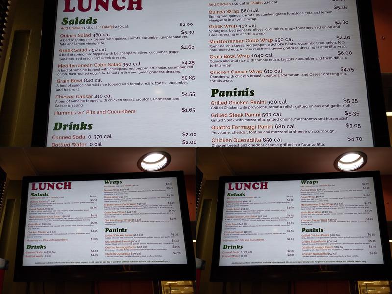 Intermezzo Cafe Menu