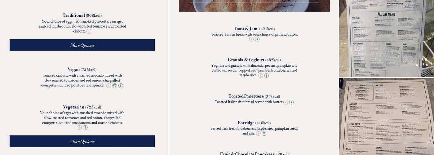 Carluccio's Menu