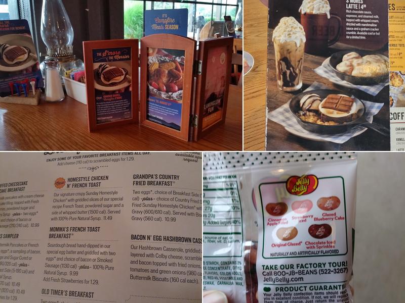 Cracker Barrel Old Country Store Menu