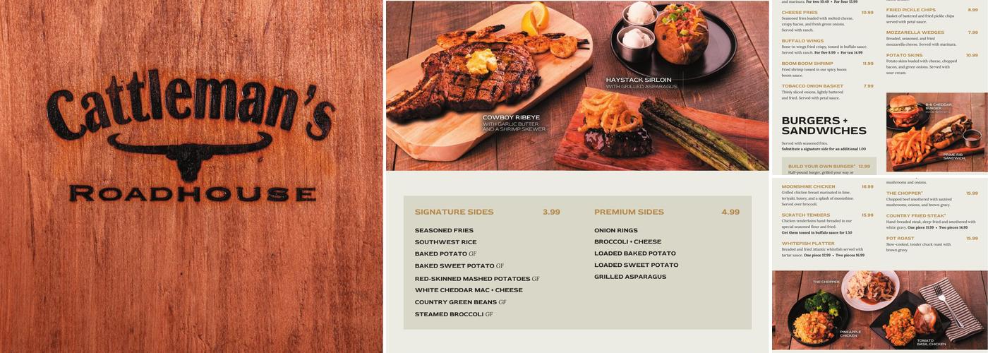 Cattleman's Roadhouse Menu
