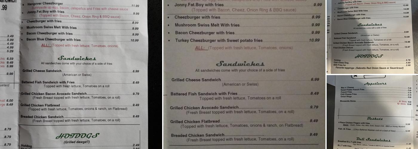 Muncheez Menu