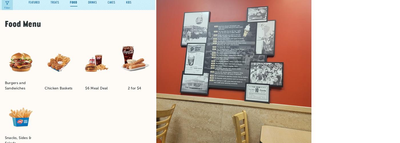 Dairy Queen Grill & Chill Menu