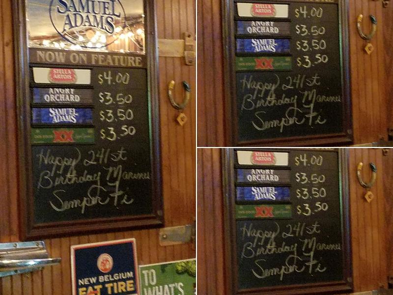 The Hideout (Formerly Special K's) Menu