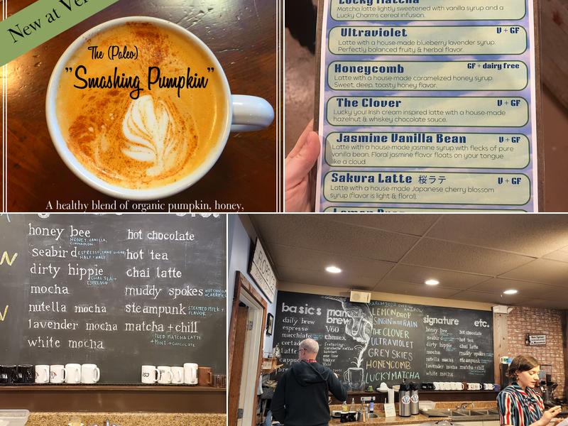 Velocity Bike & Bean Menu