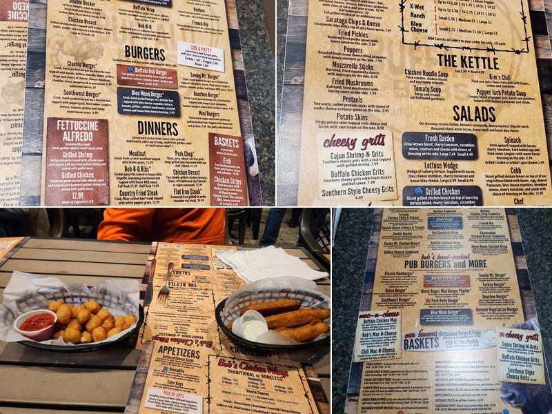Buffalo Bobs Family Restaurant Menu