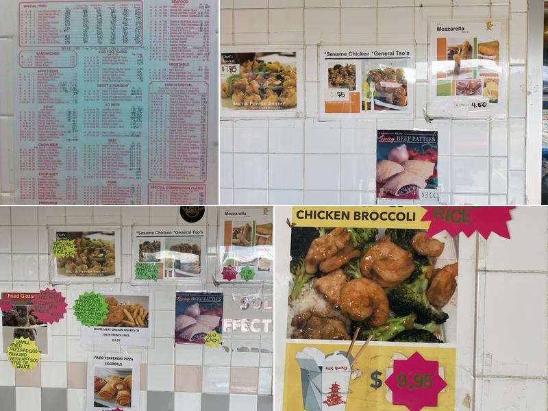 Mr Chen's Westbury Kitchen Menu