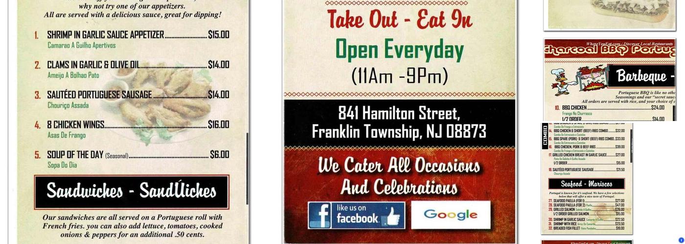 Hamilton Barbecue And Restaurant Menu