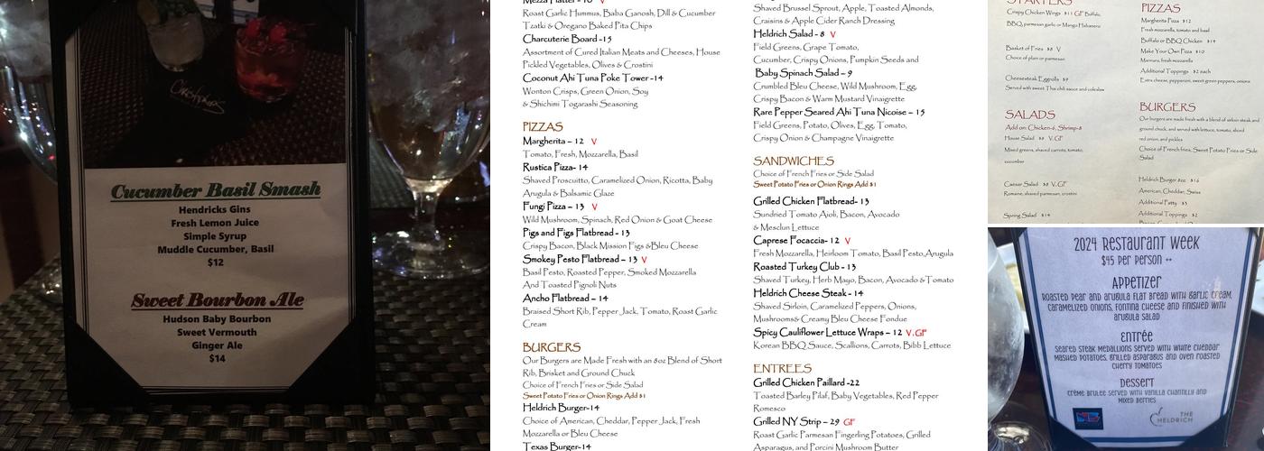 Christopher's Restaurant & Bar Menu
