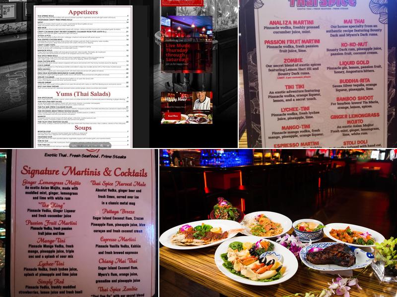 Thai Spice Menu