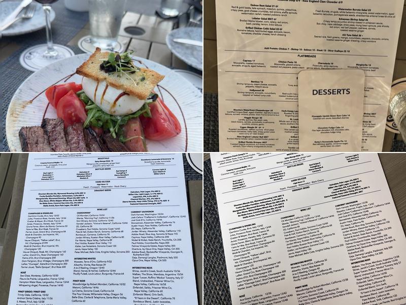 Shooters Waterfront Menu