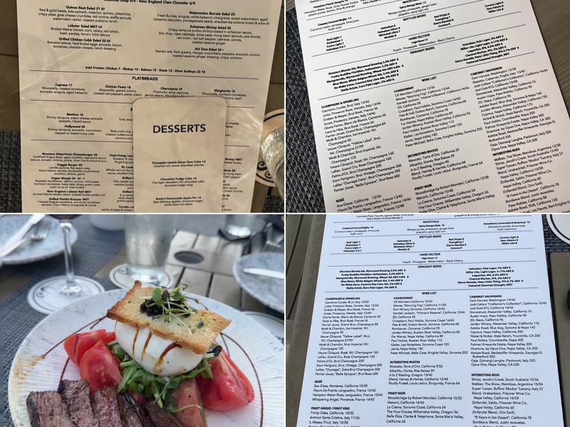 Shooters Waterfront Menu