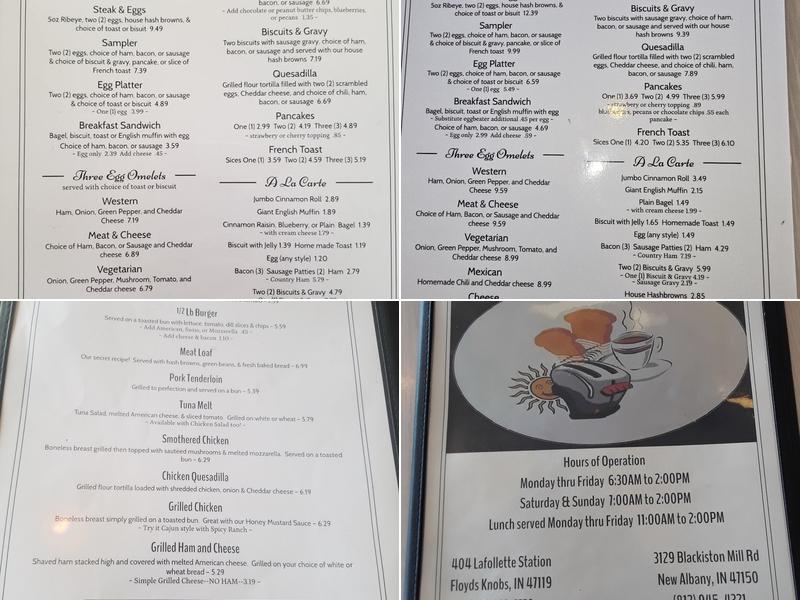 A Nice Restaurant Menu