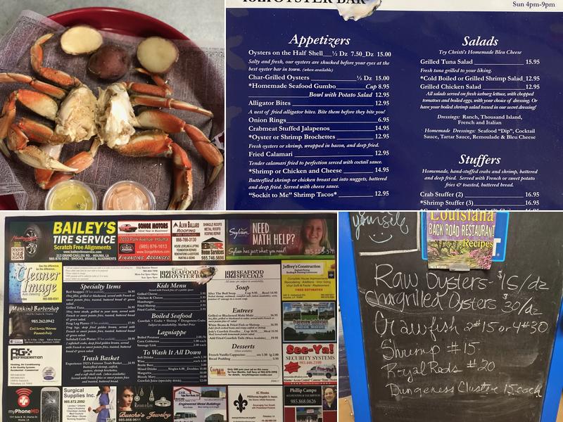 1921 Seafood And Oyster Bar Menu