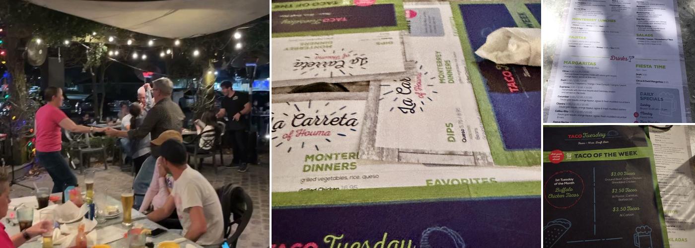 La Carreta Menu