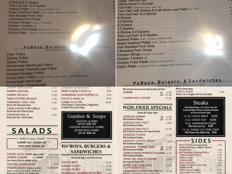 Nobile's Restaurant & Bar Menu