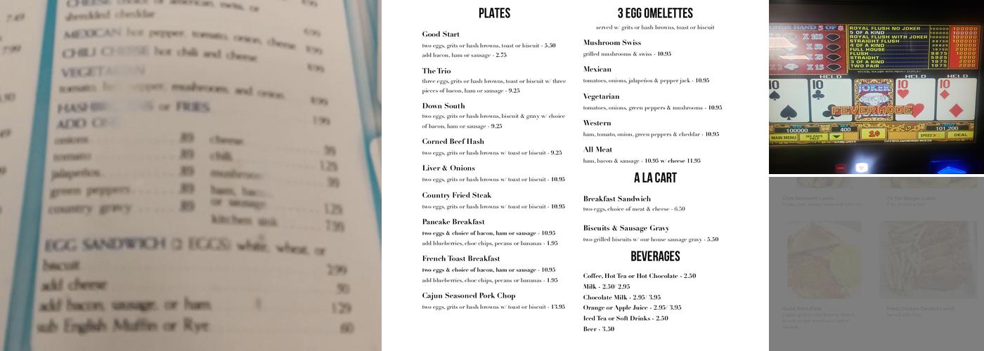Tic-Toc Café Menu