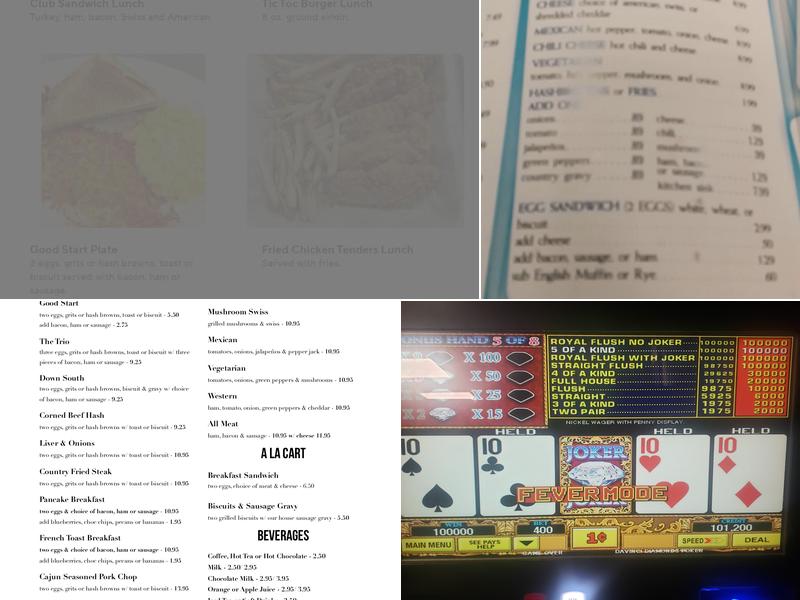 Tic-Toc Café Menu