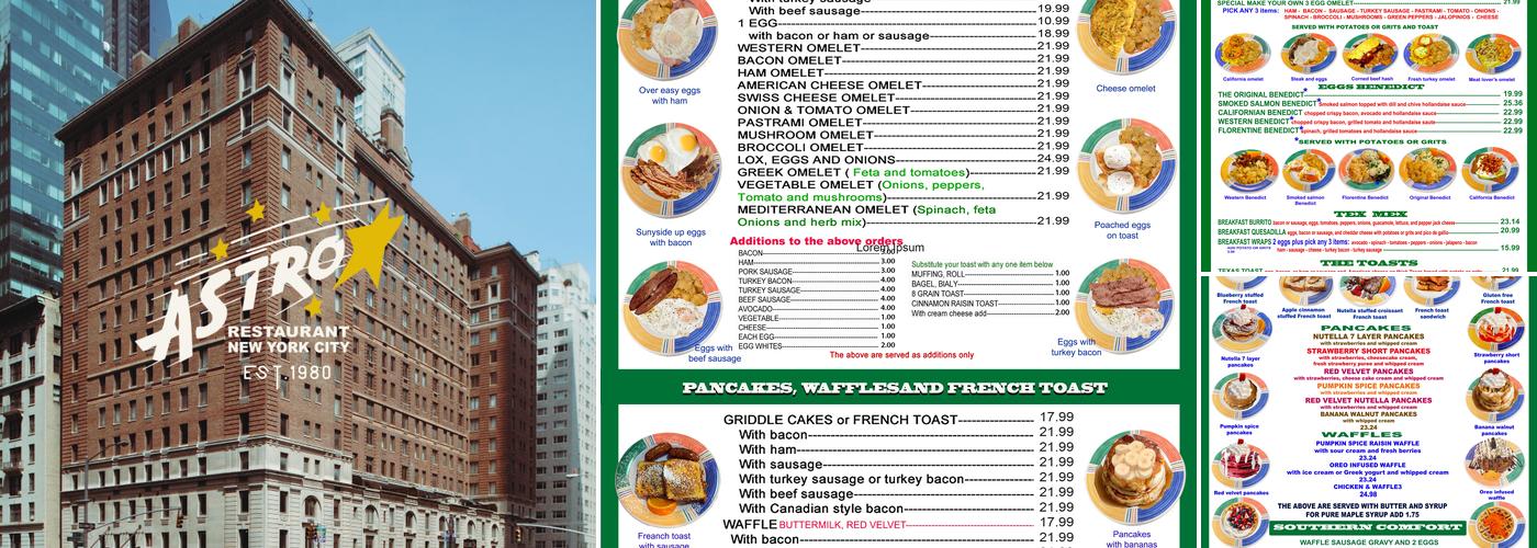 Astro Menu