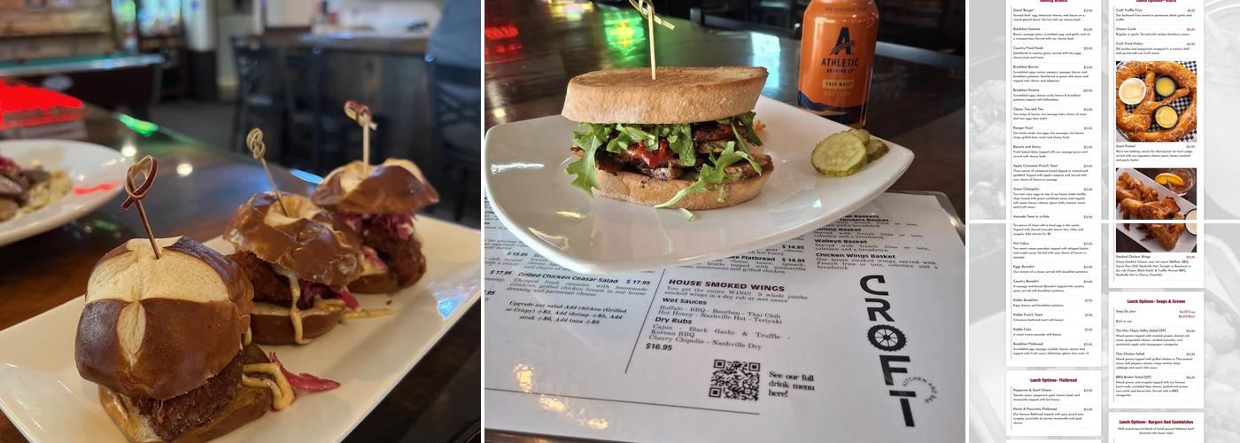 Croft Kitchen and Bar Menu