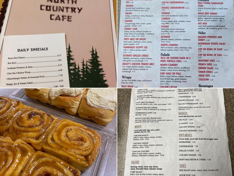 North Country Cafe Menu