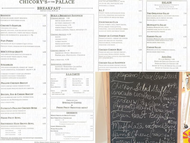 D Dee's Cafe Menu