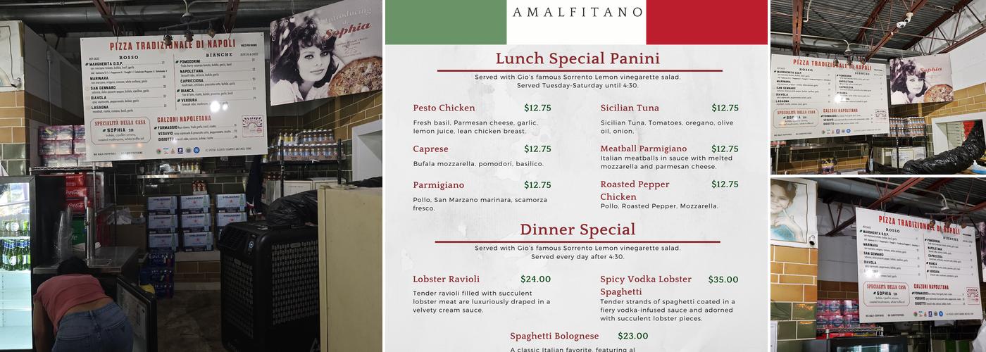 Antico Pizza Napoletana Menu