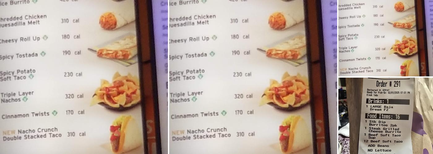 Taco Bell Menu