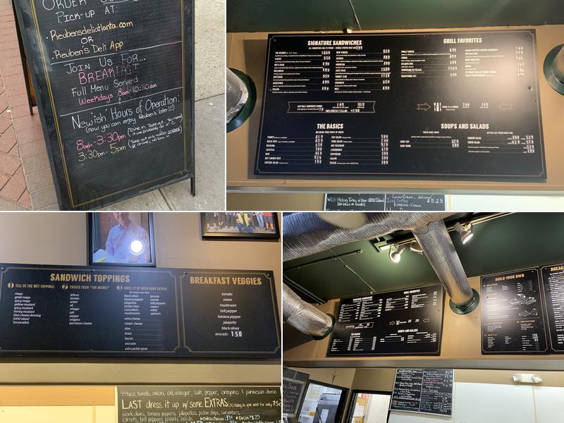 Reuben's Deli Menu