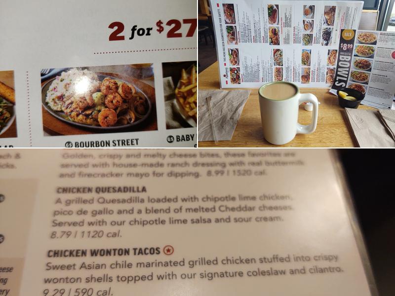 Applebee's Grill + Bar Menu