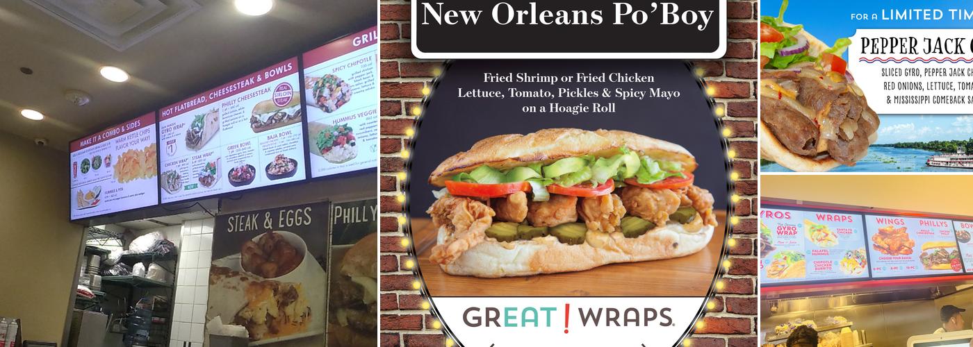 Great Wraps Menu