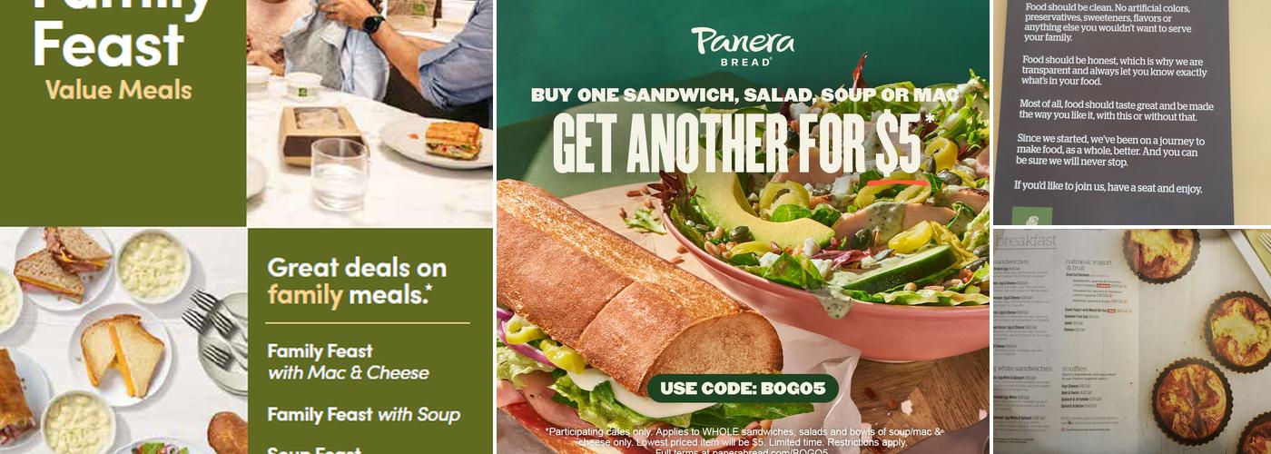 Panera Bread Menu