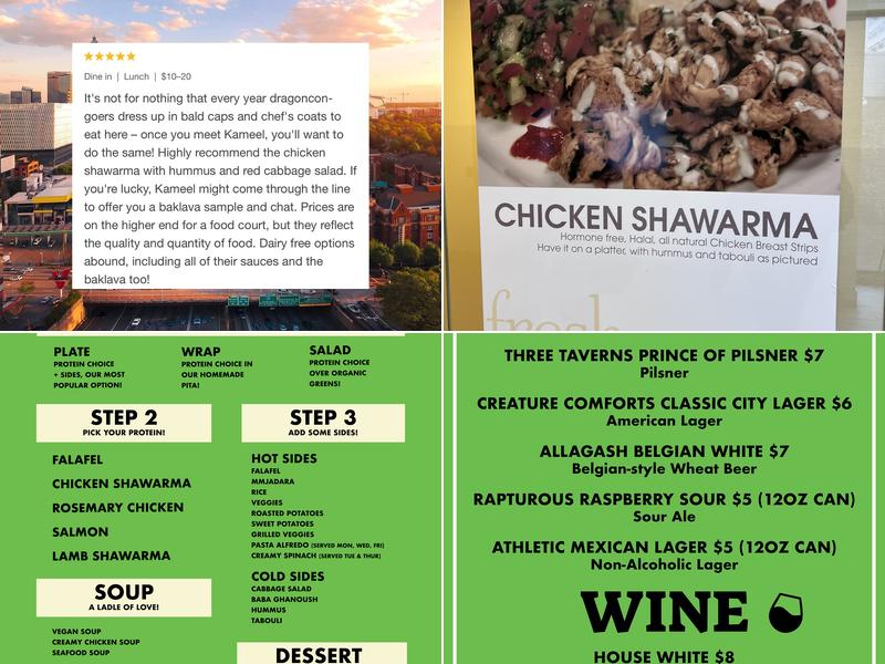 Aviva by Kameel Downtown Menu