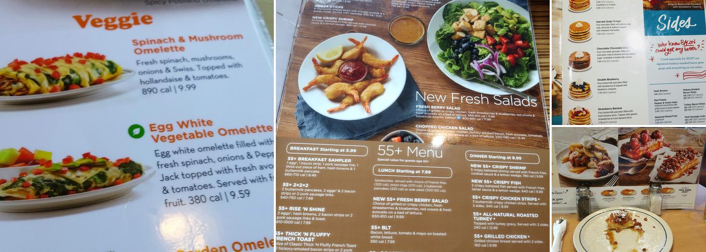 IHOP Menu