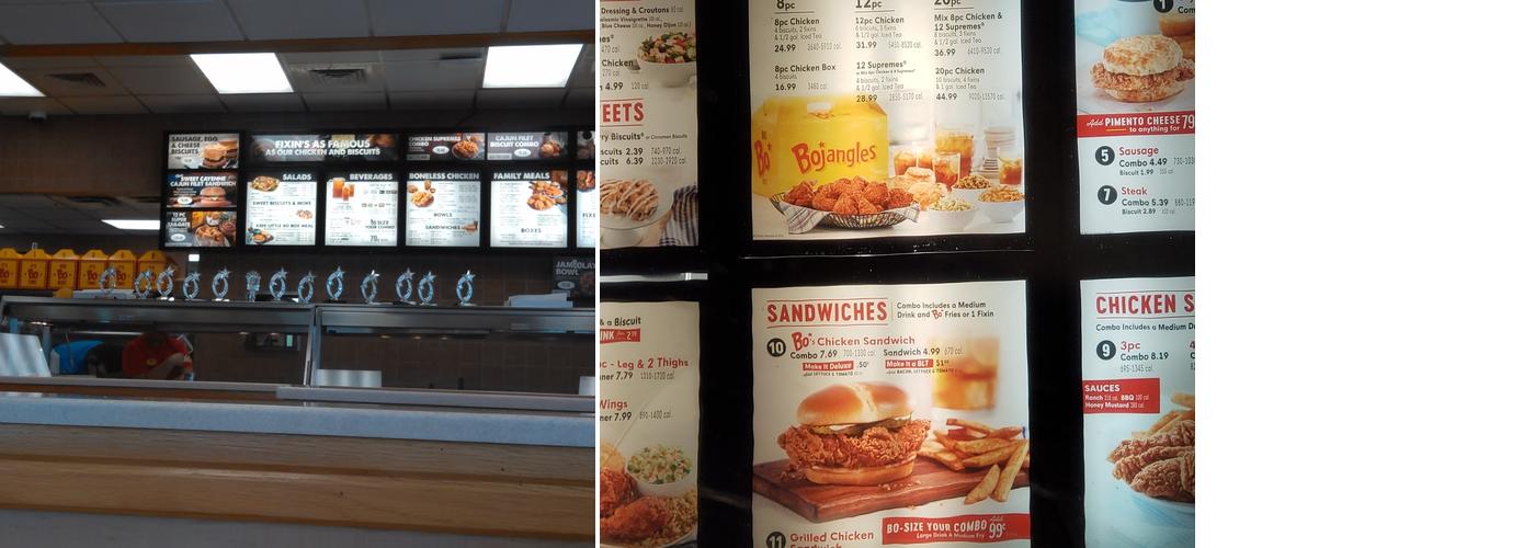 Bojangles Menu