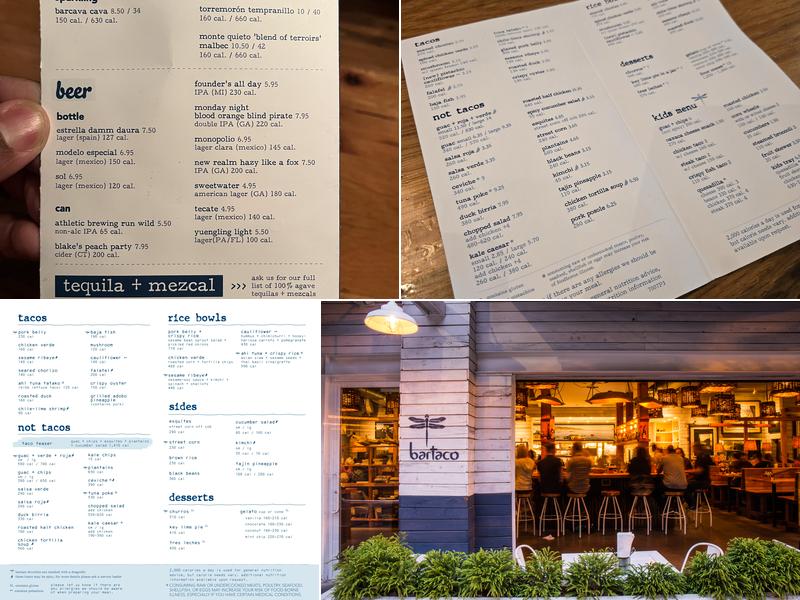 bartaco Menu