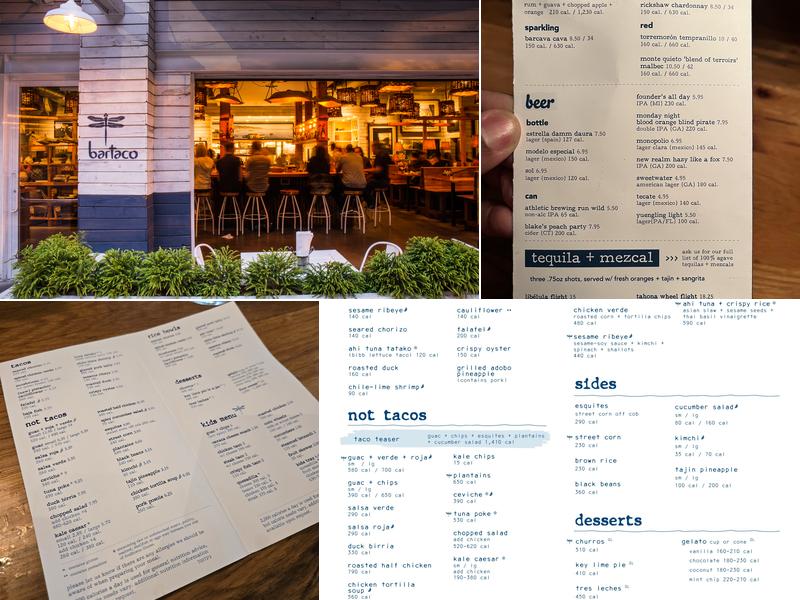 bartaco Menu