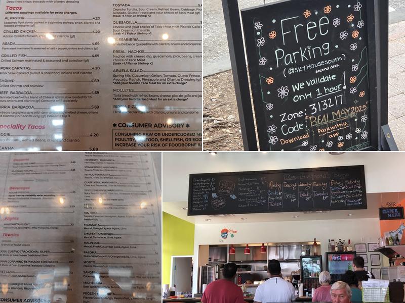 Rreal Tacos - Midtown Menu