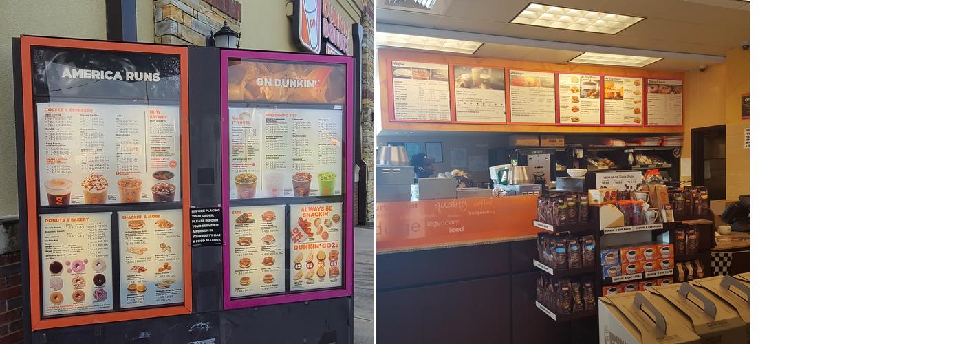 Dunkin' Menu