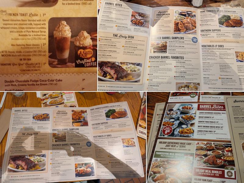Cracker Barrel Old Country Store Menu