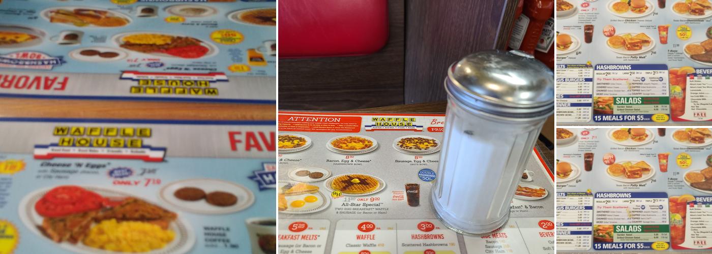 Waffle House Menu